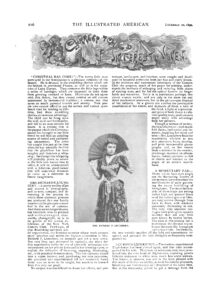 <i>The Illustrated American</i> article on Edith H. DeLong, December 20, 1890